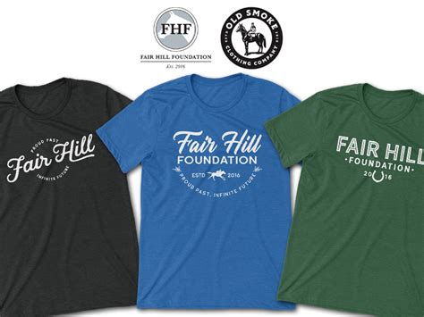 Old Smoke Clothing Company Creates Fair Hill Foundation Tees
