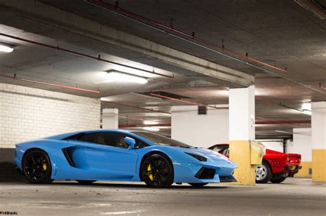 Lamborghini Aventador Baby Blue With Added Awesomesauce