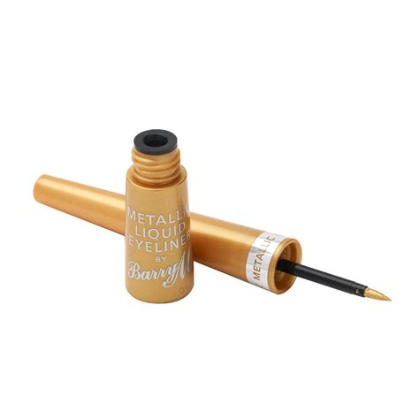 Barry M Cosmetics Metallic Liquid Eyeliner Gold Uk Beauty