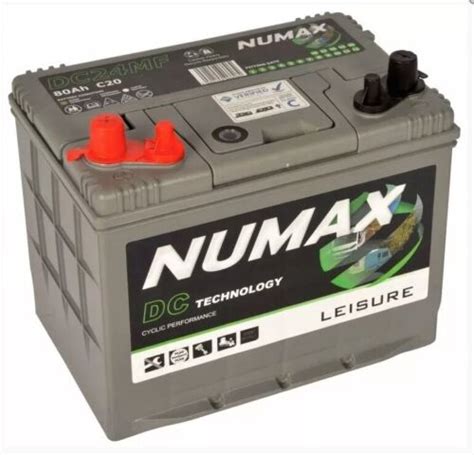 Numax 12v 80ah Leisure Battery Yorkshire Coast Caravans