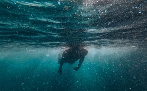 Foto De Hombre Nadando Bajo El Agua Imagen Gratuita Mar En Unsplash