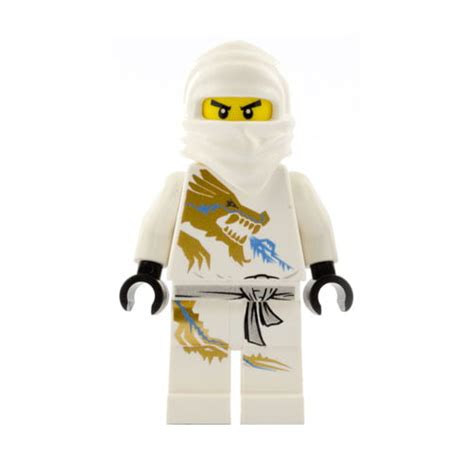 Lego Minifigure Ninjago Zane Dx The White Ninja Dragon Suit