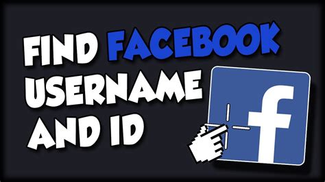 How To Find My Facebook User Id And Username Find Profile Id Youtube