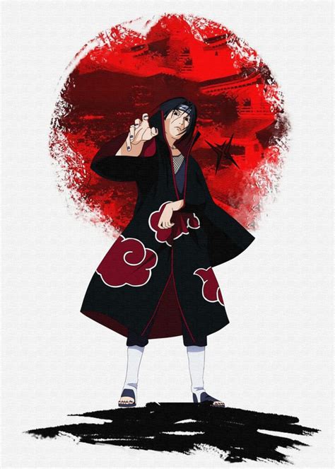 Uchiha Itachi Poster By Chamber Xux Displate Naruto Wallpaper