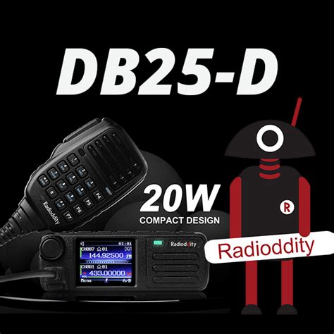 The Radioddity Db25 D Dual Band Gps Mini Dmr Mobile Radio Boland