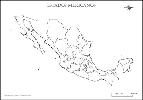 Mapa De Mexico De 1824