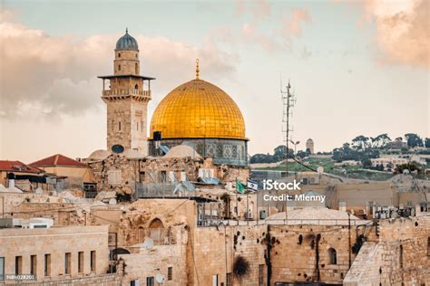 Alaqsa Mosque Golden Dome Jerusalem Israel Stock Photo Download Image