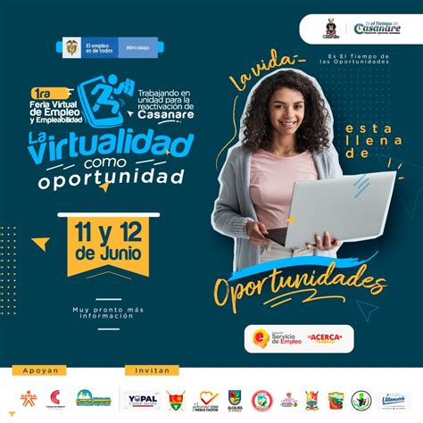 Feria Virtual Del Empleo Este Y De Junio En Casanare
