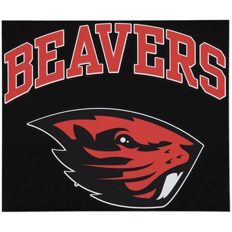 Oregon State Beavers 12 X 12 Arched Logo Decal Oregon State Beavers