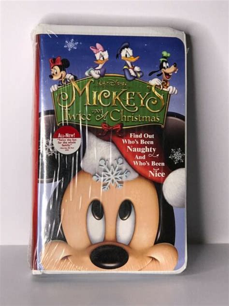 Mickeys Twice Upon A Christmas Vhs For Sale Online Ebay