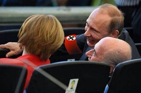 ukraine slates angela merkel for cosying up to putin at world cup daily mail online