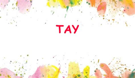 Tay Name Meaning