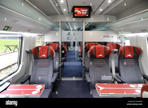 The Pendolino High Speed Train Produced By Alstom For The Italian