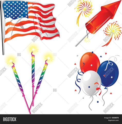 Fourth July Icons Image And Photo Free Trial Bigstock