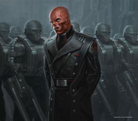 Road To Infinity War Red Skull Concept Art From Captain America The