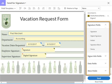 Send Pdf Documents For Signature Adobe Acrobat