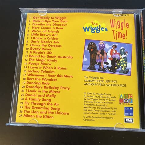 The Wiggles Wiggle Time Cd 2000 Retro Unit