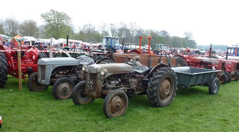 Ferguson Diesel Tractors And 30 Cwt And 3 Ton Trailers Tractors