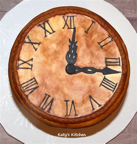 Katys Kitchen Old Style Clock Cake