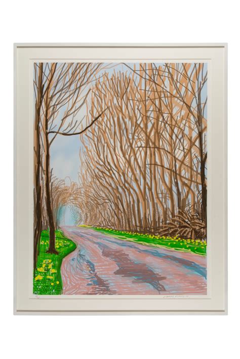 david hockney arrival of spring in woldgate east yorkshire in 2011 plate 5 2011 fundacion