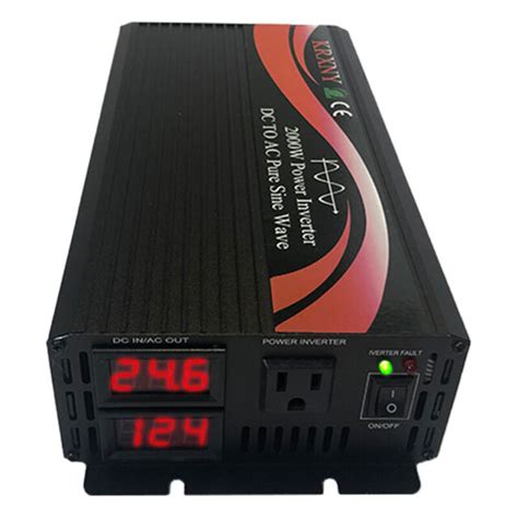 2000w Off Grid Pure Sine Wave Inverter Dc 24v To Ac 120v Converter 60hz