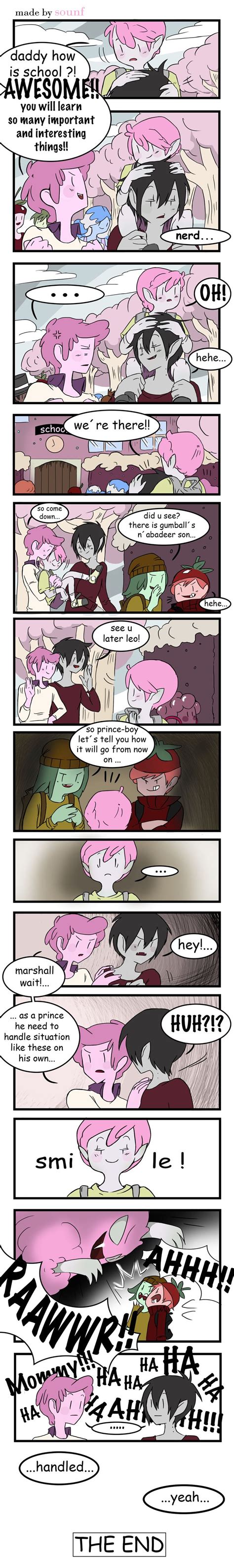 Comic By Sounf On Deviantart Marshall Lee X Prince Gumball Gumlee