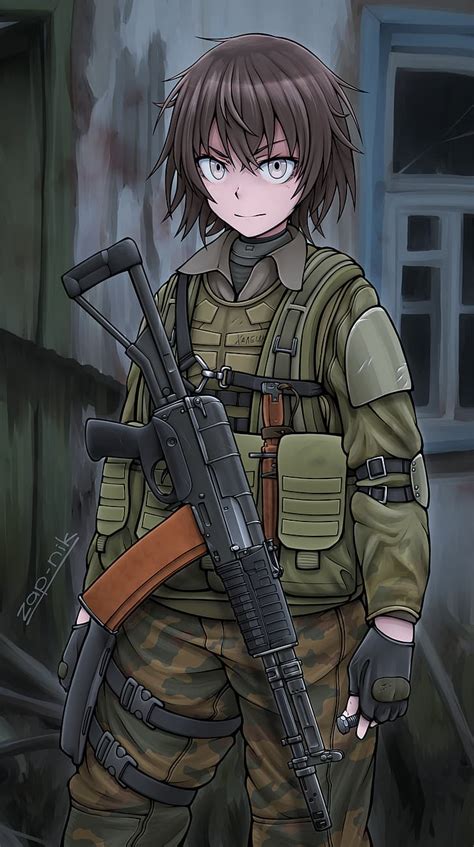 Anime Military Soldier