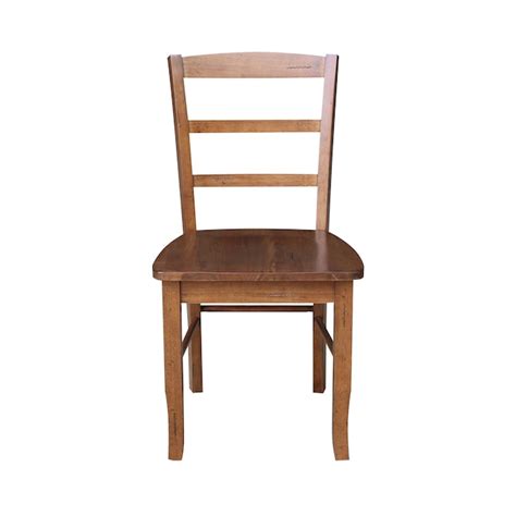 International Concepts Madrid Traditional Dining Side Chair Wood Frame