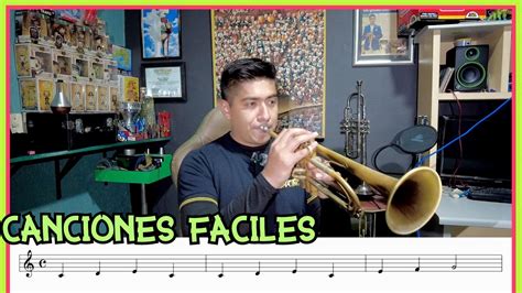 5 Canciones Fáciles De Trompeta 🎺 Aprende Canciones 1 Youtube