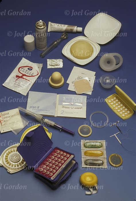 Group Photo Of Variety Of Contraceptives Joel Gordon Photography