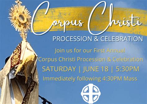Corpus Christi Procession Celebration Church Of The Ascension