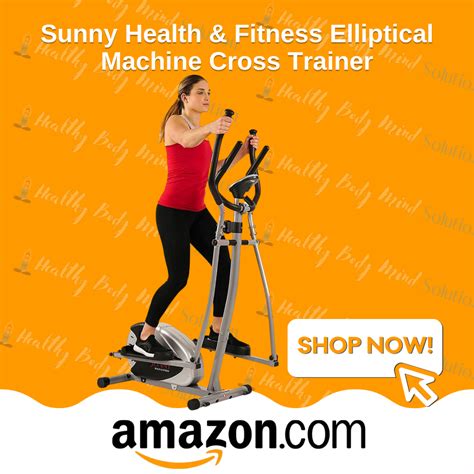 Sunny Health And Fitness Sf E905 Elliptical Machine Cross Trainer