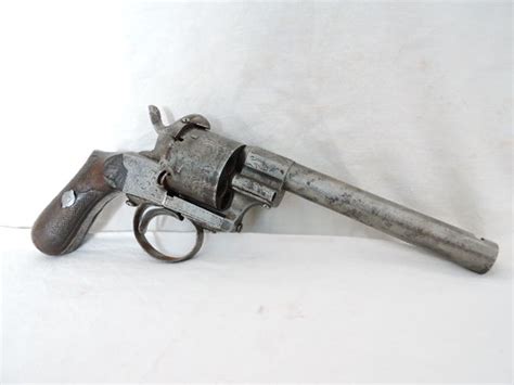 Pinfire Lefaucheux Revolver Pistol 11mm Caliber 1870 19th Century