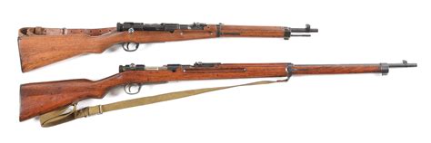 Lot Detail C Lot Of Two Arisaka Type 38 Bolt Action Carbine And Rifle