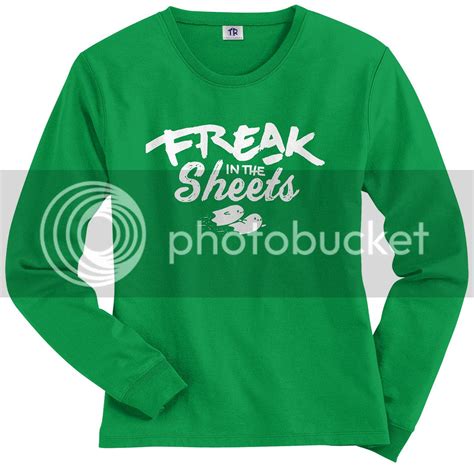 Threadrock Womens Freak In The Sheets Long Sleeve T Shirt Funny Bed