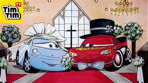 Cars Lightning Mcqueen And Sally Kiss