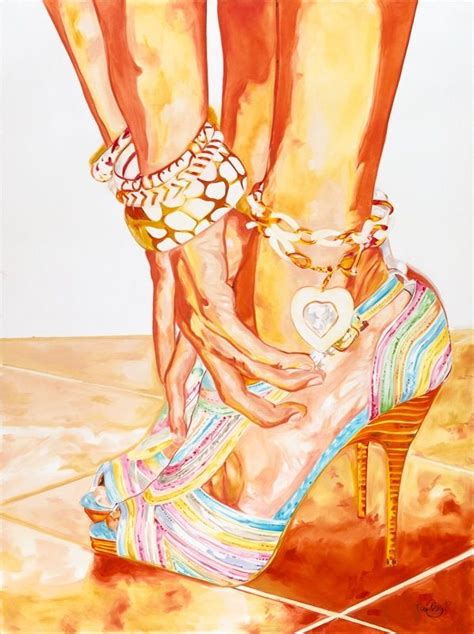Pastel Heels Oil On Canvas 36 X 48 Pastel