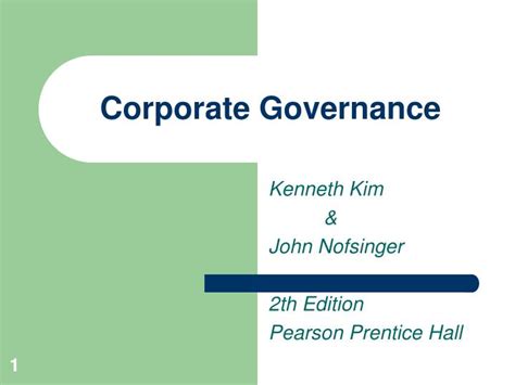 Ppt Corporate Governance Powerpoint Presentation Free Download Id