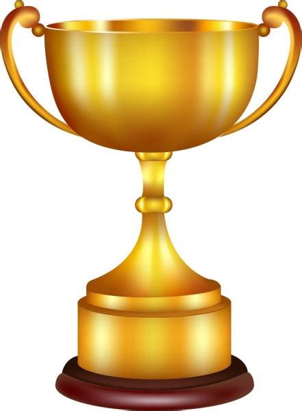 Vector Golden Trophy Cup Vectors Free Download Graphic Art Designs