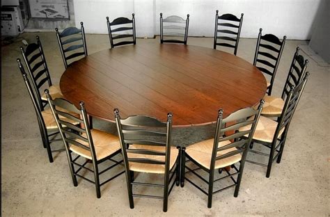 Round Dining Room Table Seats 12 Foter