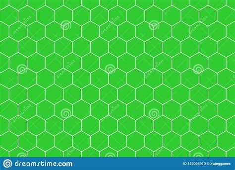Honeycomb Grid Tile Seamless Background Or Hexagonal Cell Texture In