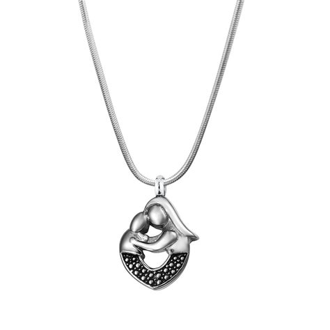 Wholesale Mothers Love Heart Cremation Jewelry Memorial Necklace Anavia Everlasting Jewelry