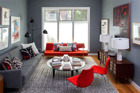 Must Know About Contemporary Grey And Red Living Room Most Searched For