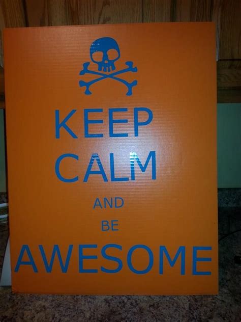 Keep Calm And Be Awesome 12 Frames On Wall Framed Wall Art Calm