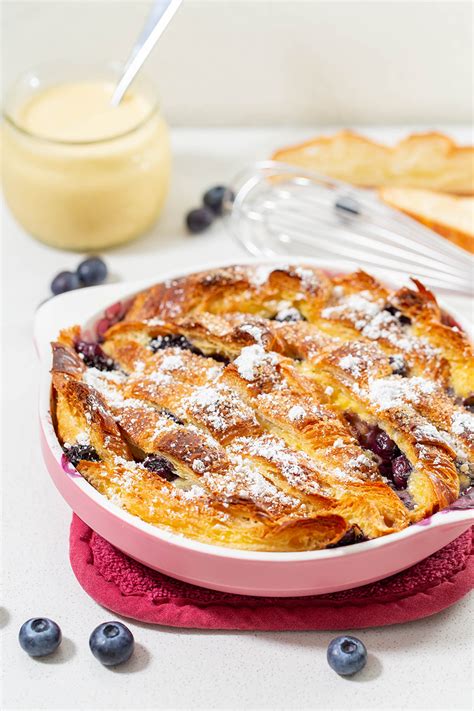 Blueberry Croissant Bread Pudding The Missing Lokness