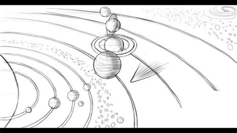 Solar System Sketch At Explore Collection Of Solar