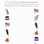 Fourth Of July Worksheet For Preschool