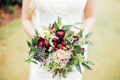 burgundy bridal bouquet, bridesmaid bouquets, burgundy, navy blue, blush, wedding, burgundy ...