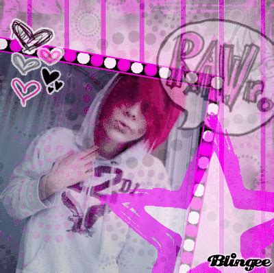 Pink Haired Emo Picture Blingee Com