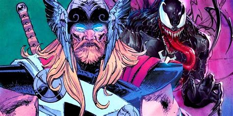 All Father Thor Vs King In Black Venom Settles The Most Powerful God